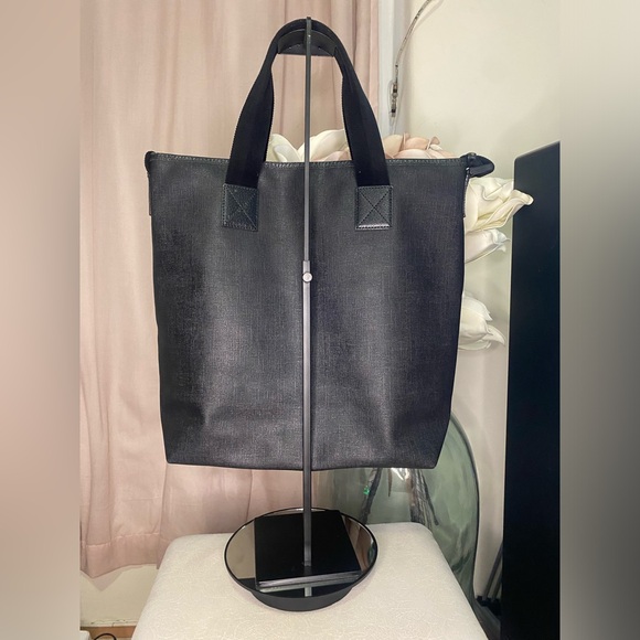 🖤 GUCCI Black PVC Tote and Shoulder Bag 🖤 - Picture 4 of 16